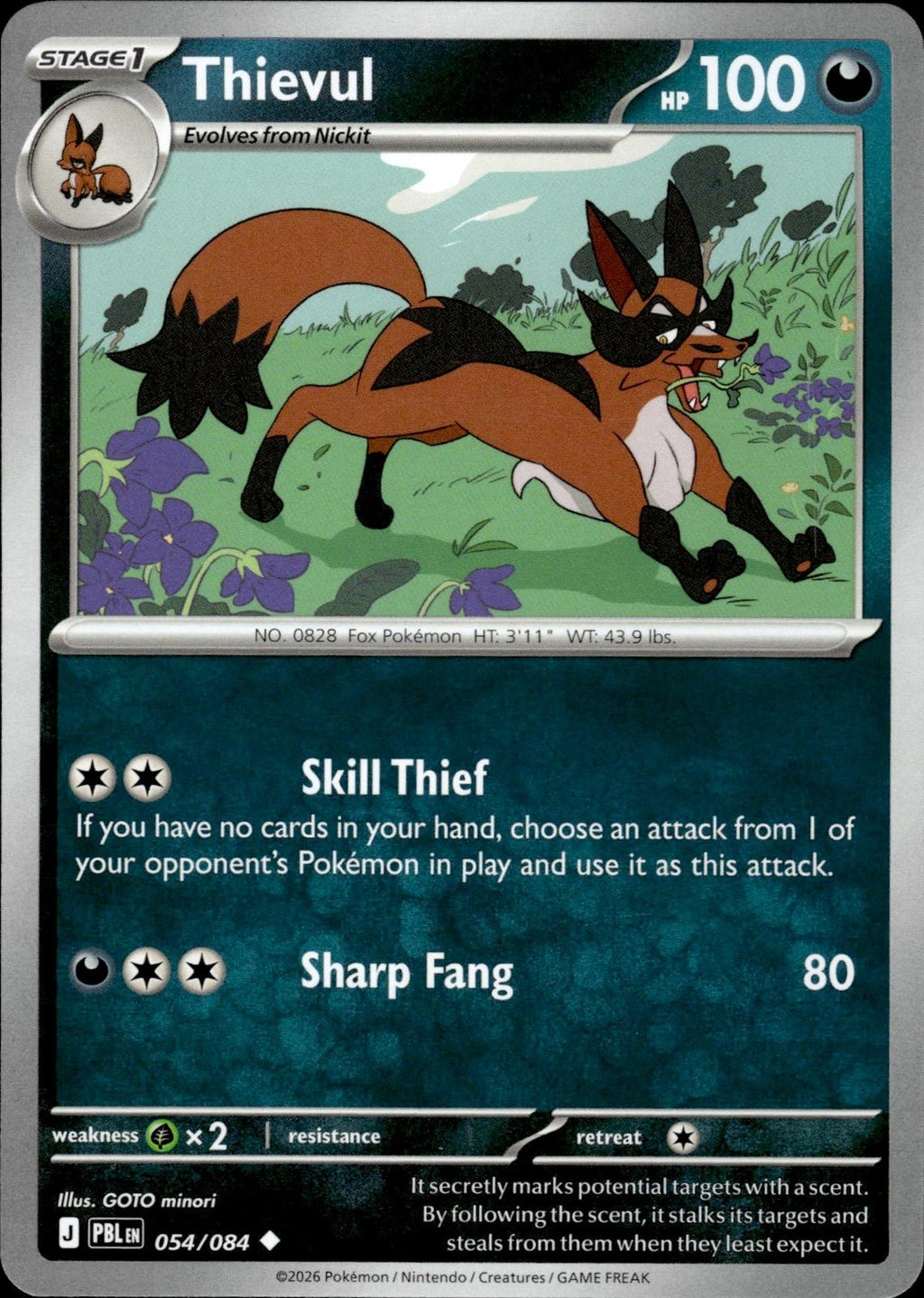 Thievul ME05: Pitch Black #054/084 Uncommon