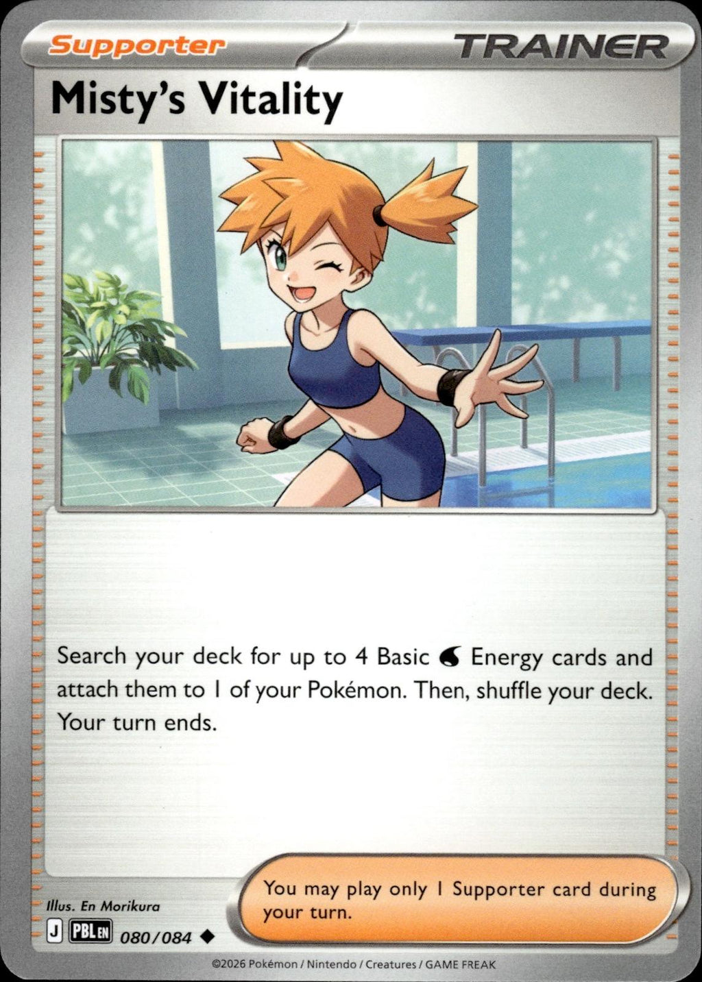 Misty's Vitality ME05: Pitch Black #080/084 Uncommon