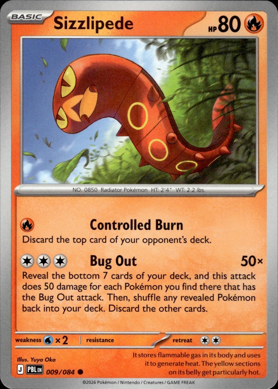 Sizzlipede ME05: Pitch Black #009/084 Common