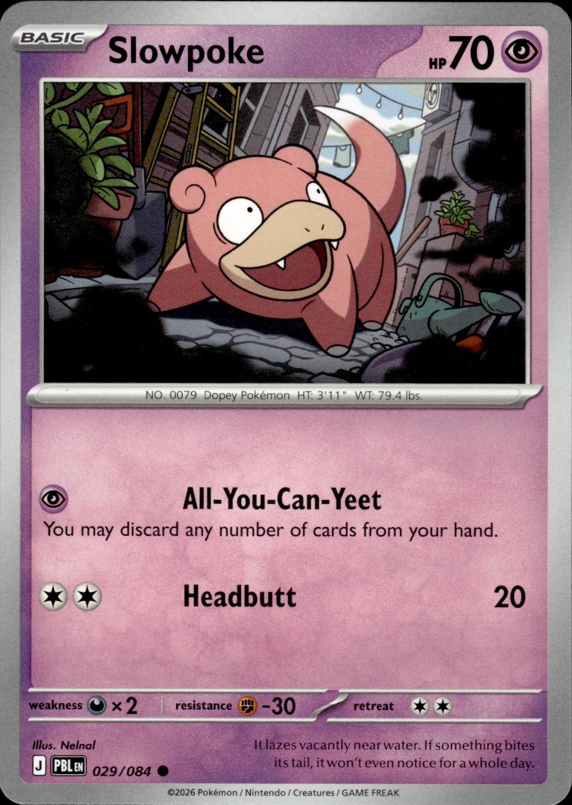 Slowpoke ME05: Pitch Black #029/084 Common