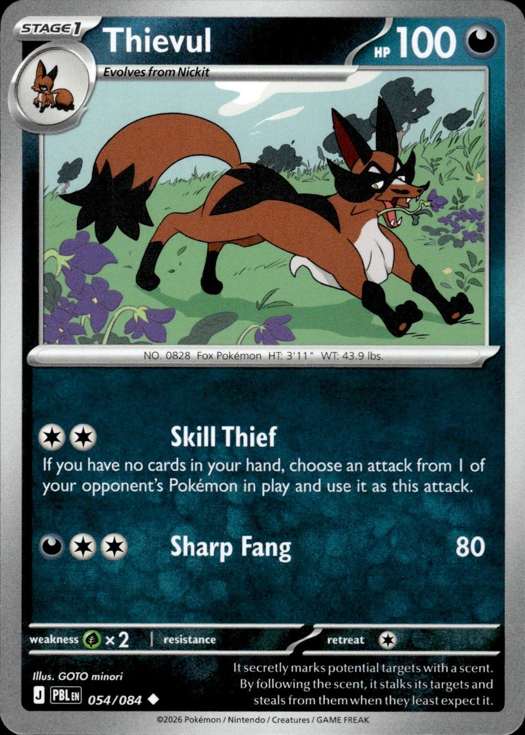 Thievul ME05: Pitch Black #054/084 Uncommon