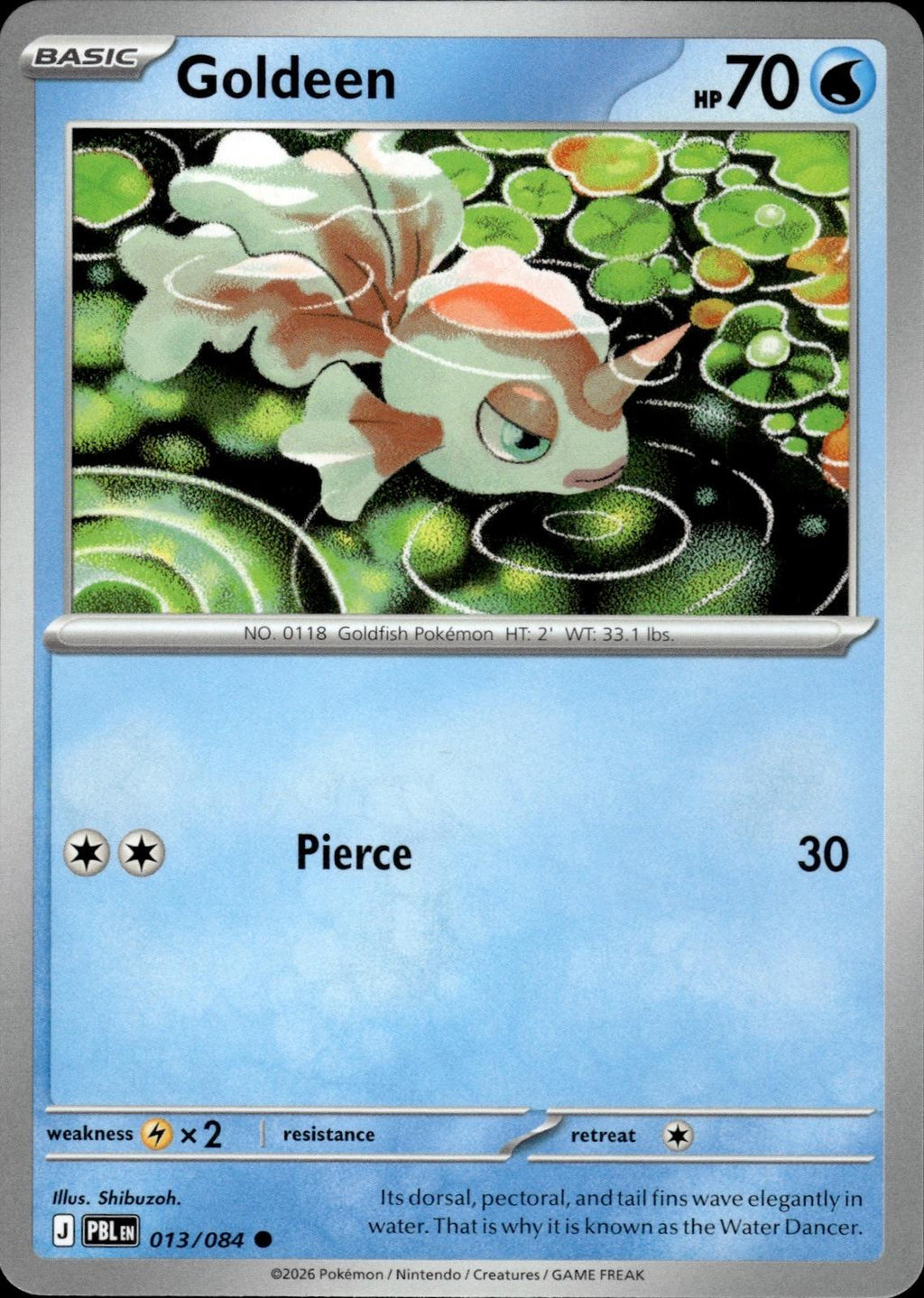 Goldeen ME05: Pitch Black #013/084 Common