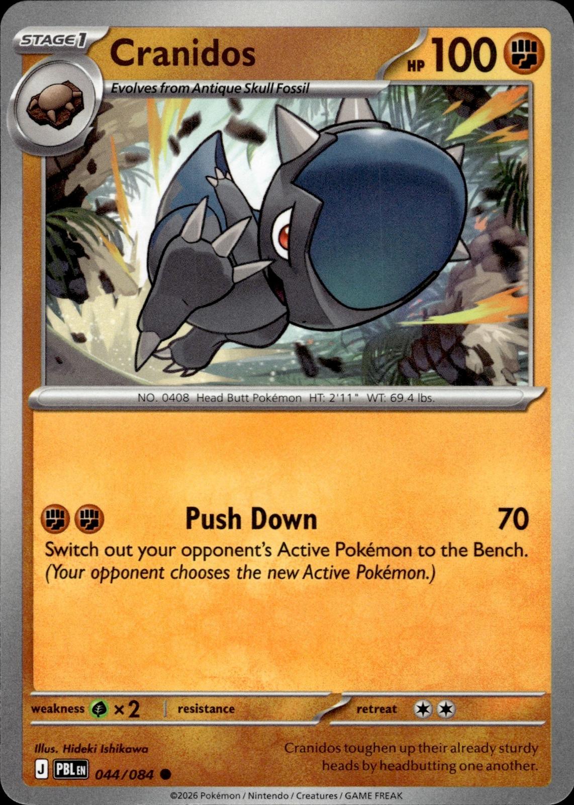 Cranidos ME05: Pitch Black #044/084 Common