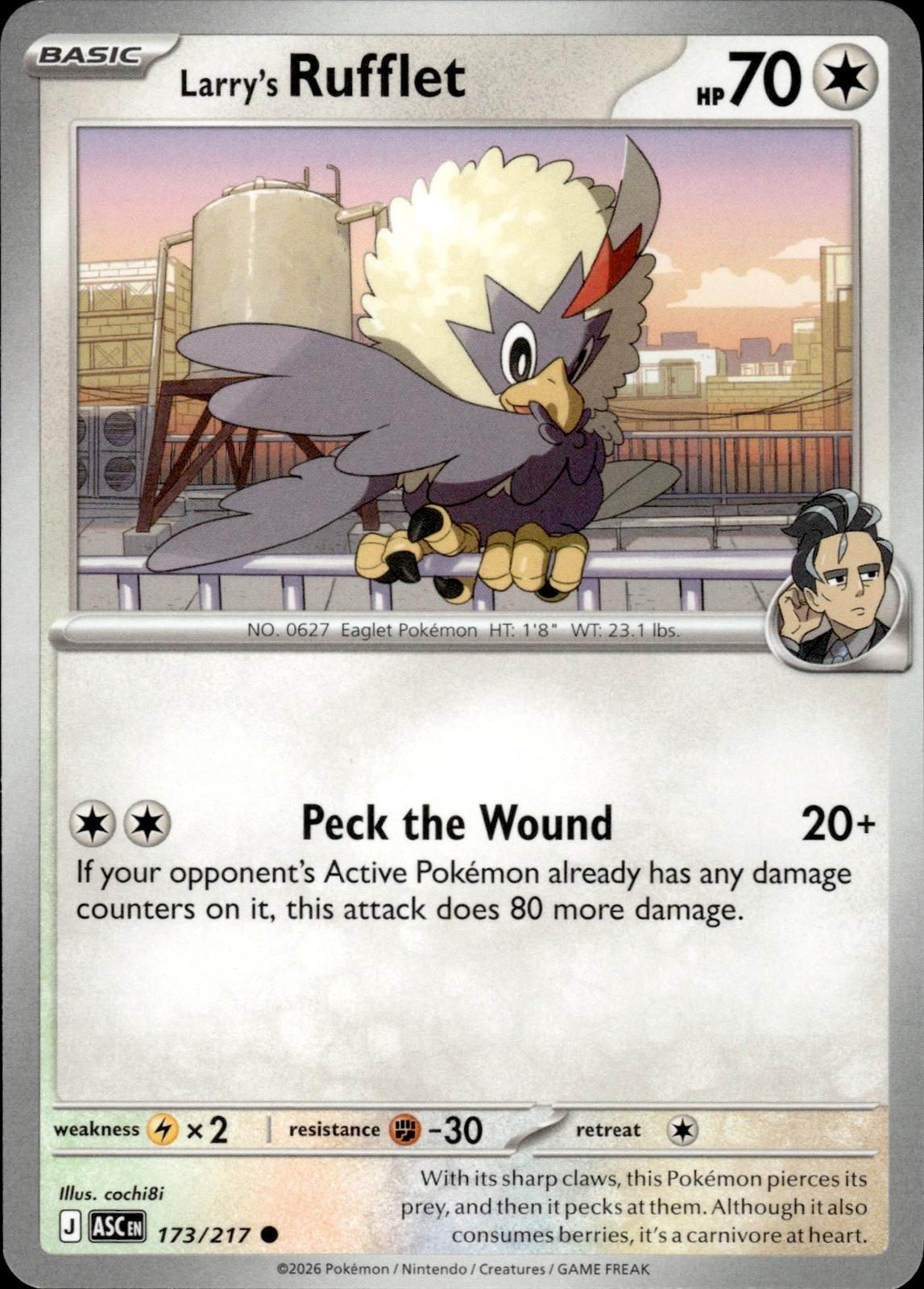 Larry's Rufflet ME: Ascended Heroes #173/217 Common
