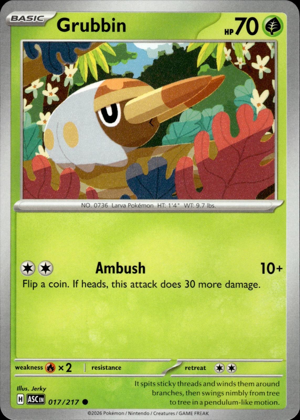 Grubbin ME: Ascended Heroes #017/217 Common