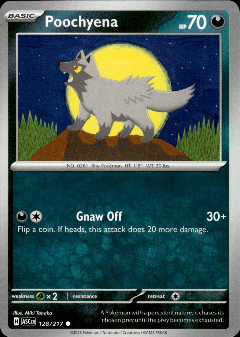 Poochyena ME: Ascended Heroes #128/217 Common