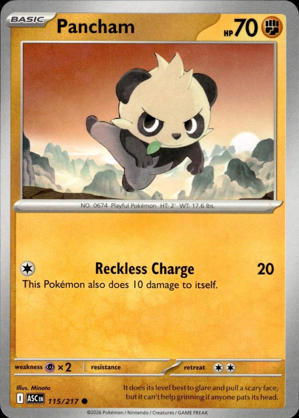 Pancham ME: Ascended Heroes #115/217 Common