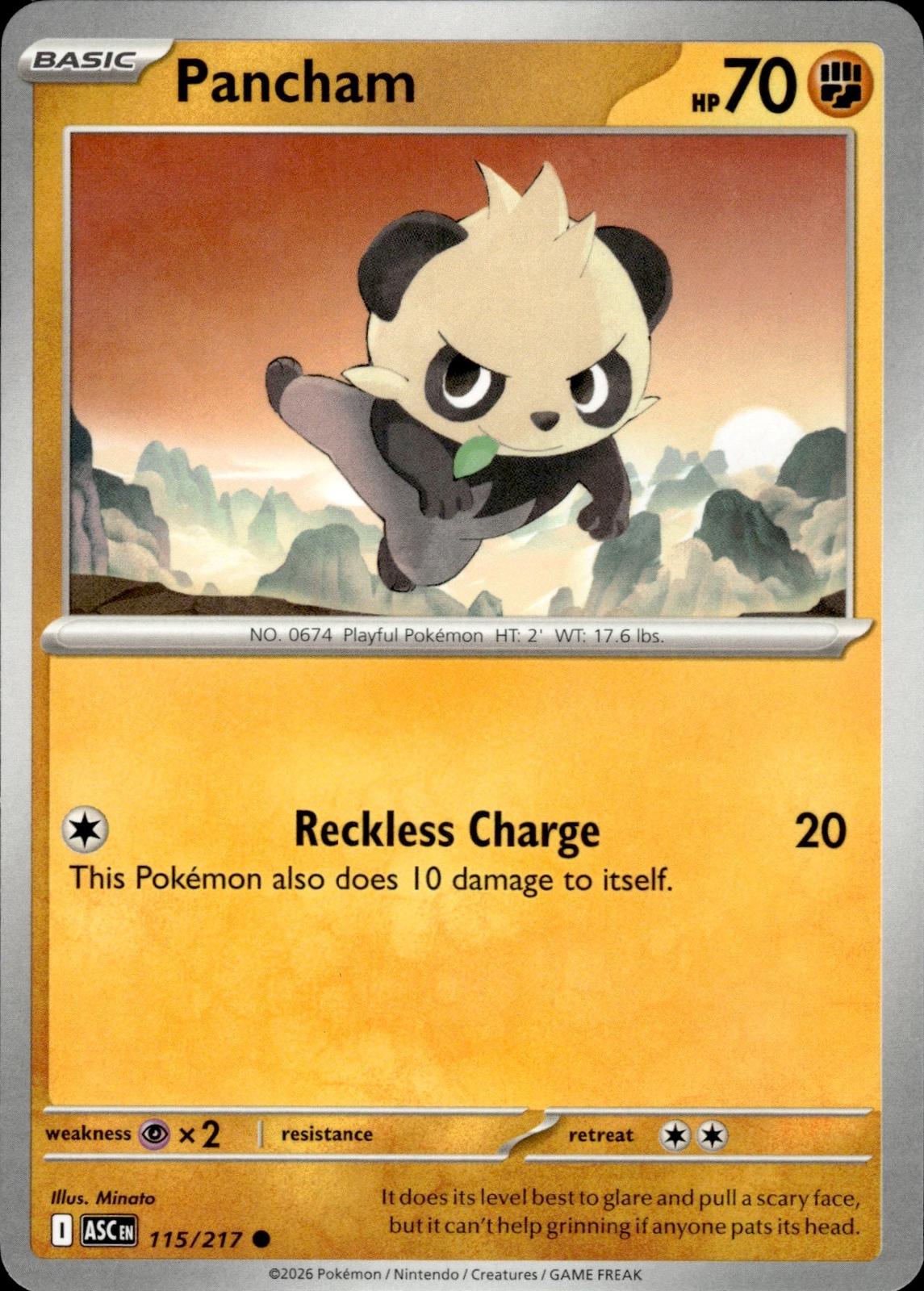 Pancham ME: Ascended Heroes #115/217 Common