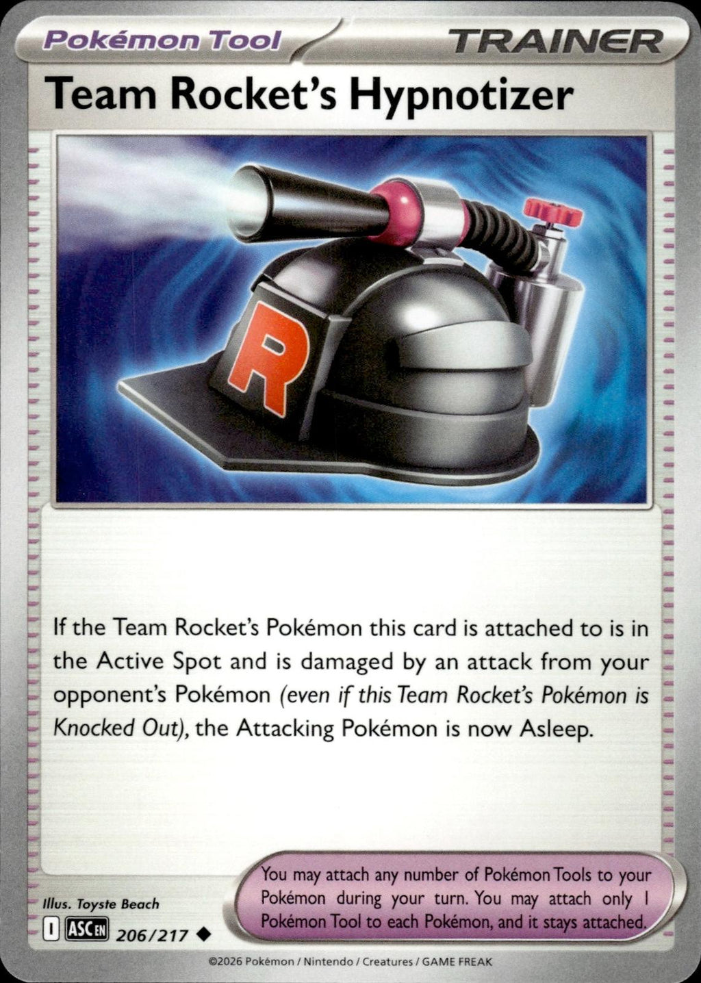 Team Rocket's Hypnotizer ME: Ascended Heroes #206/217 Uncommon