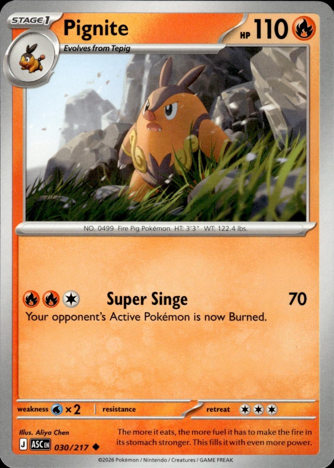 Pignite ME: Ascended Heroes #030/217 Uncommon