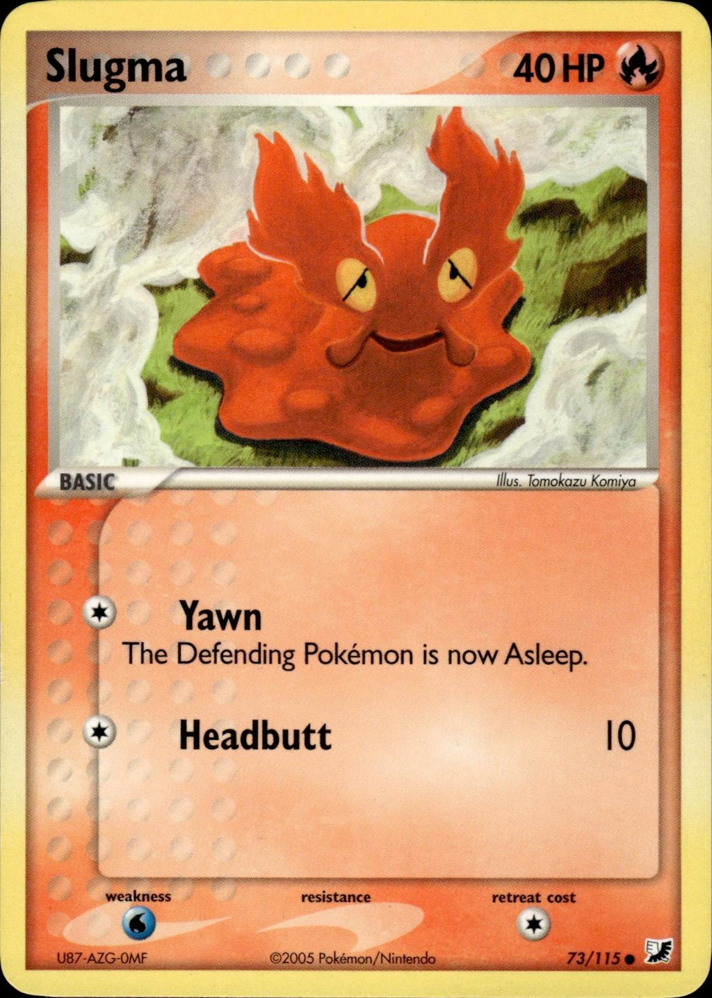 Slugma EX Unseen Forces #73/115 Common