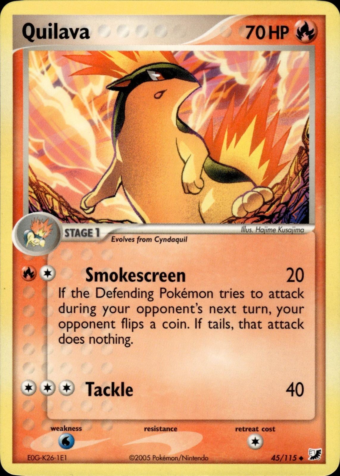 Quilava EX Unseen Forces #45/115 Uncommon