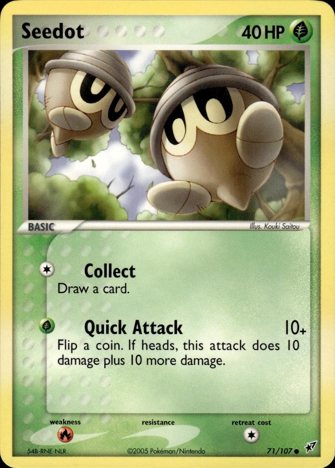 Seedot EX Deoxys #71/107 Common