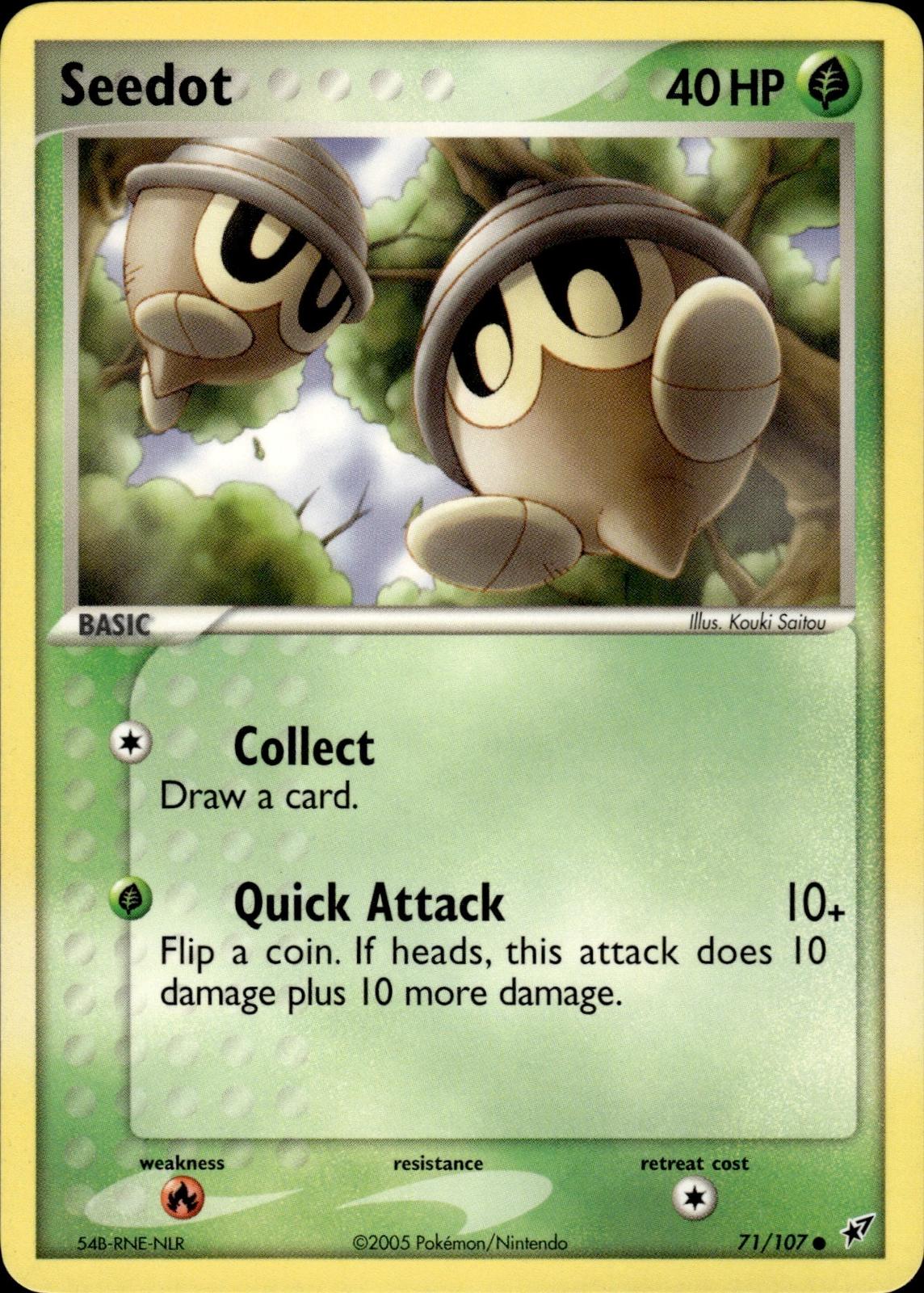 Seedot EX Deoxys #71/107 Common