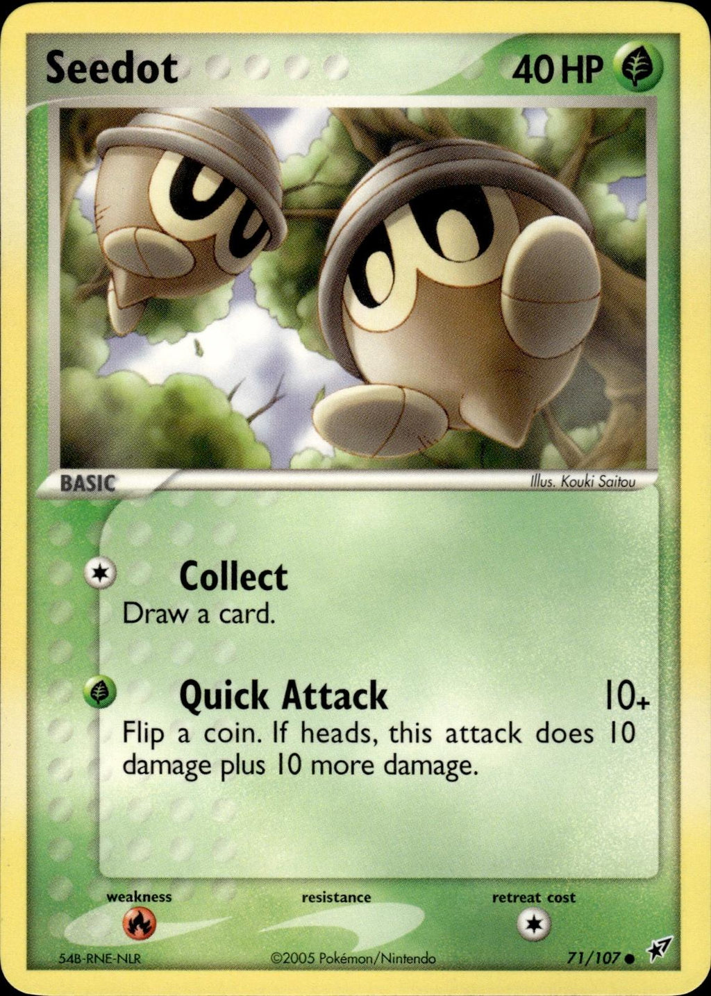 Seedot EX Deoxys #71/107 Common