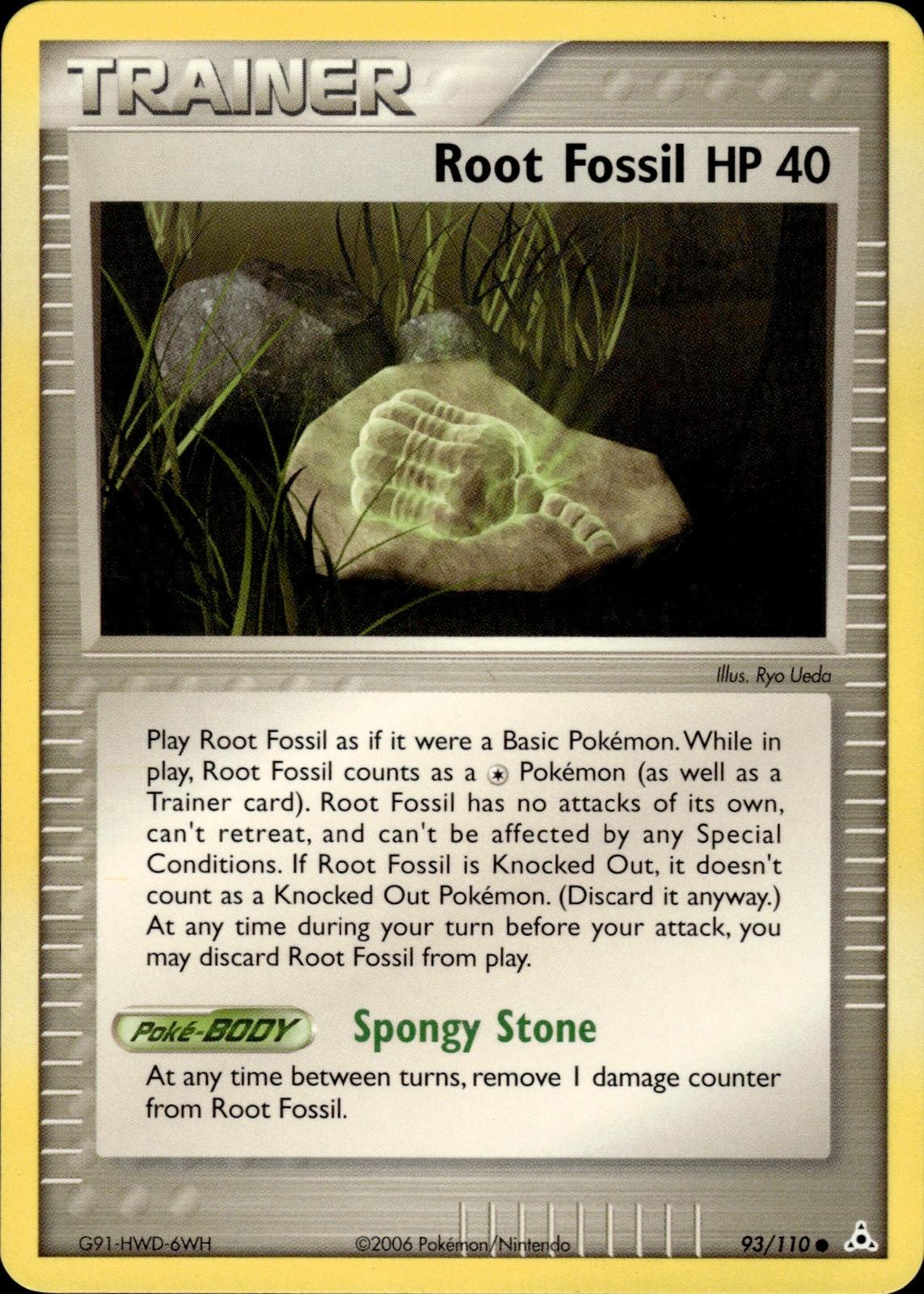 Root Fossil EX Legend Maker #80/92 Common, Reverse Holo