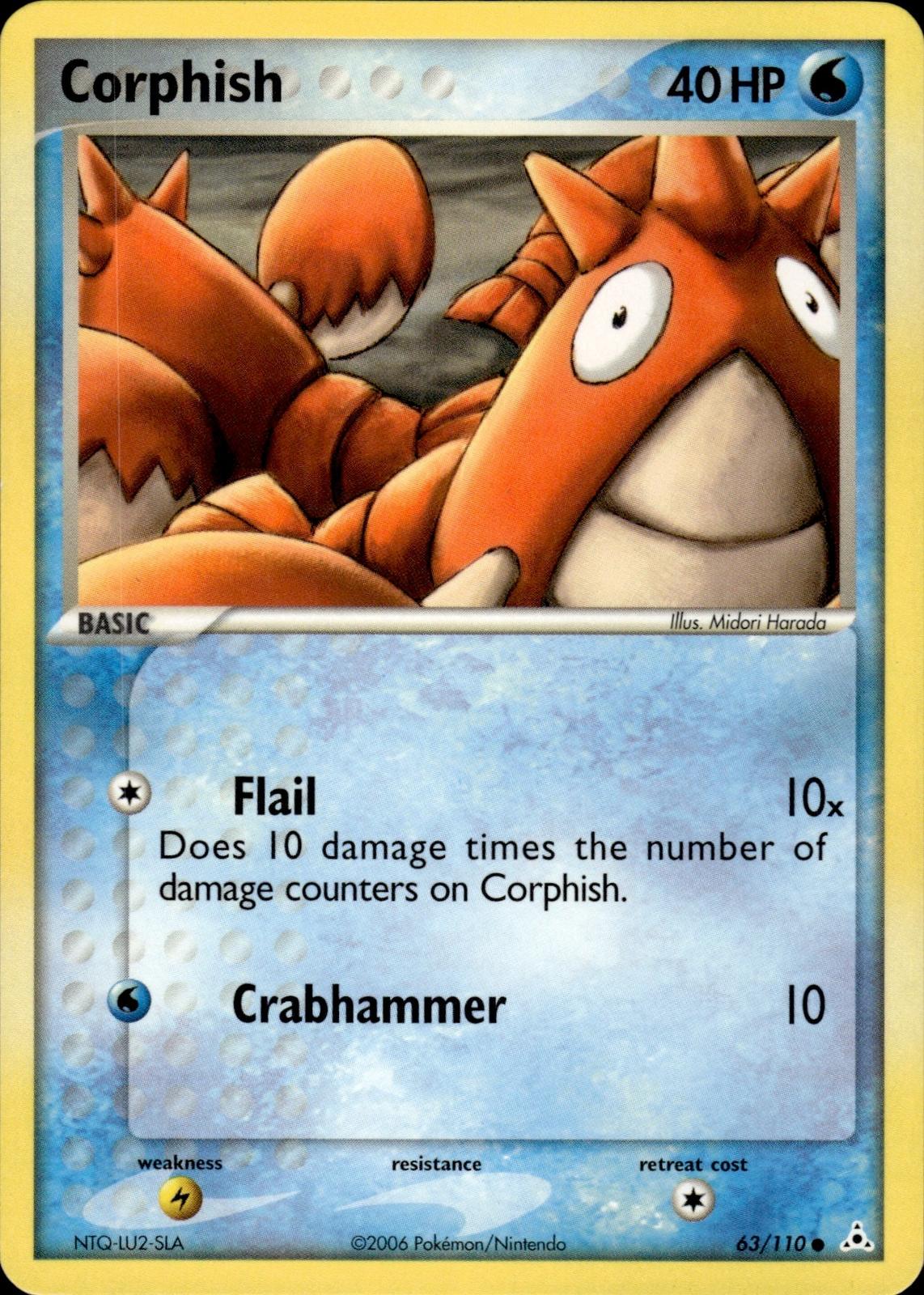 Corphish EX Holon Phantoms #63/110 Common