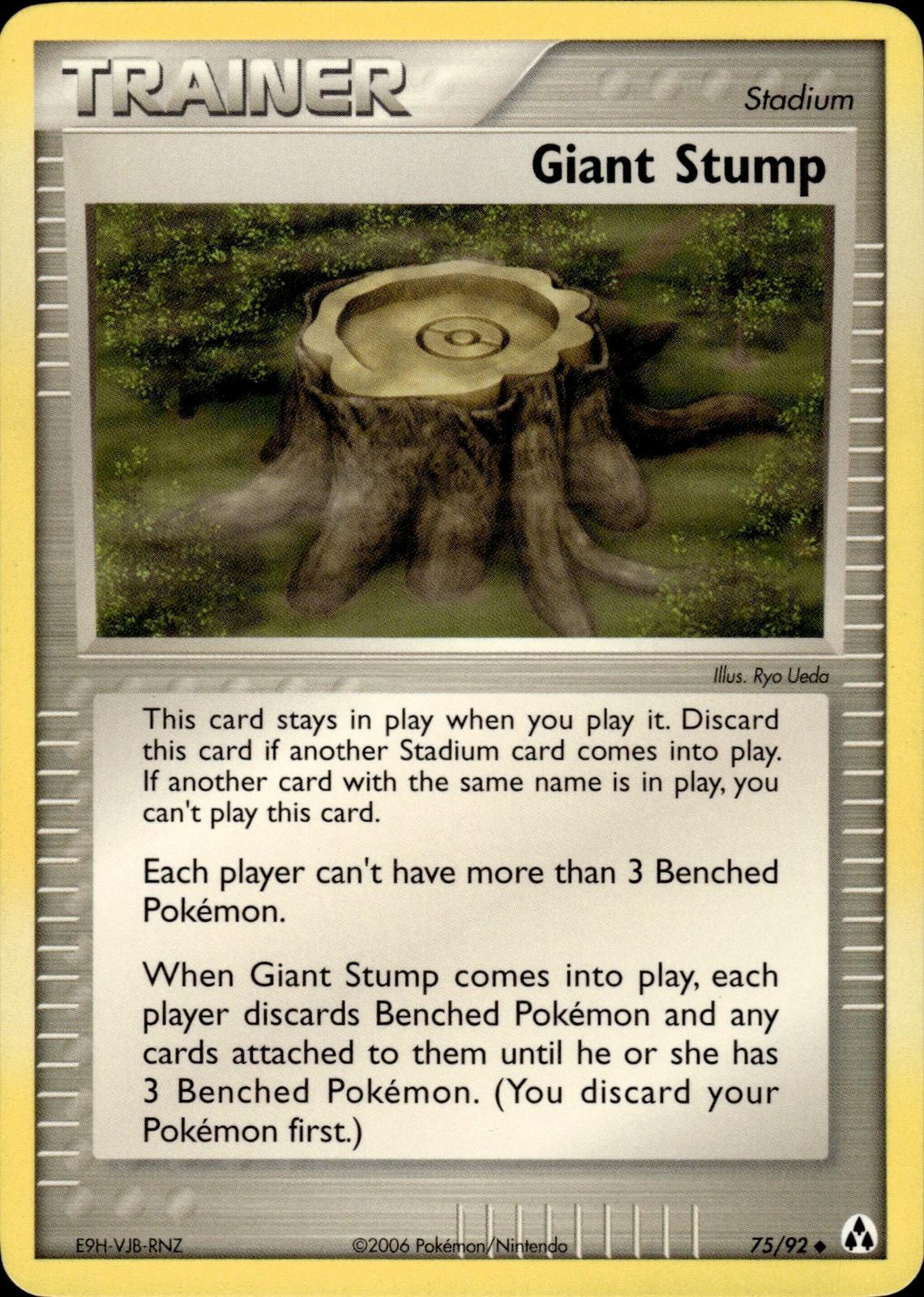 Giant Stump EX Legend Maker #75/92 Uncommon