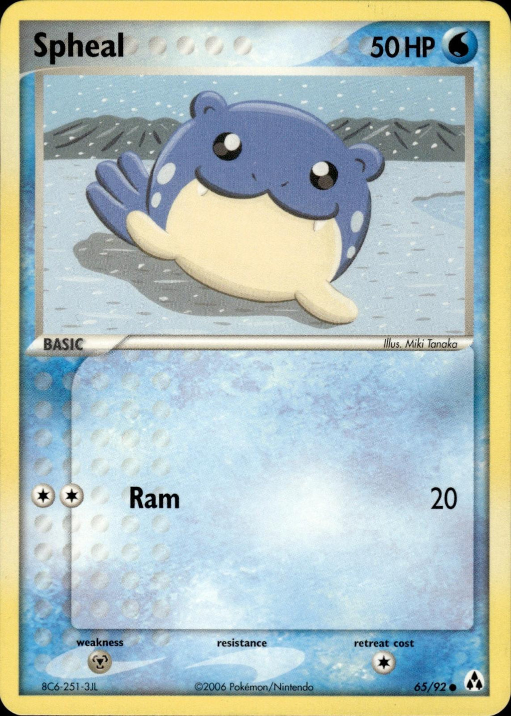 Spheal EX Legend Maker #65/92 Common