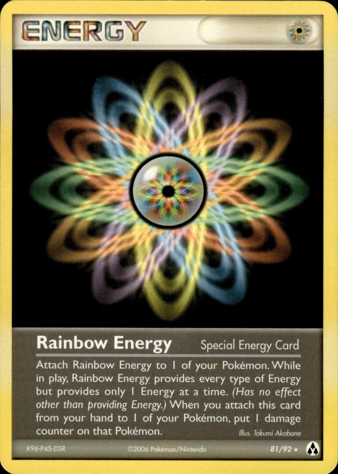 Rainbow Energy EX Legend Maker #81/92 Rare