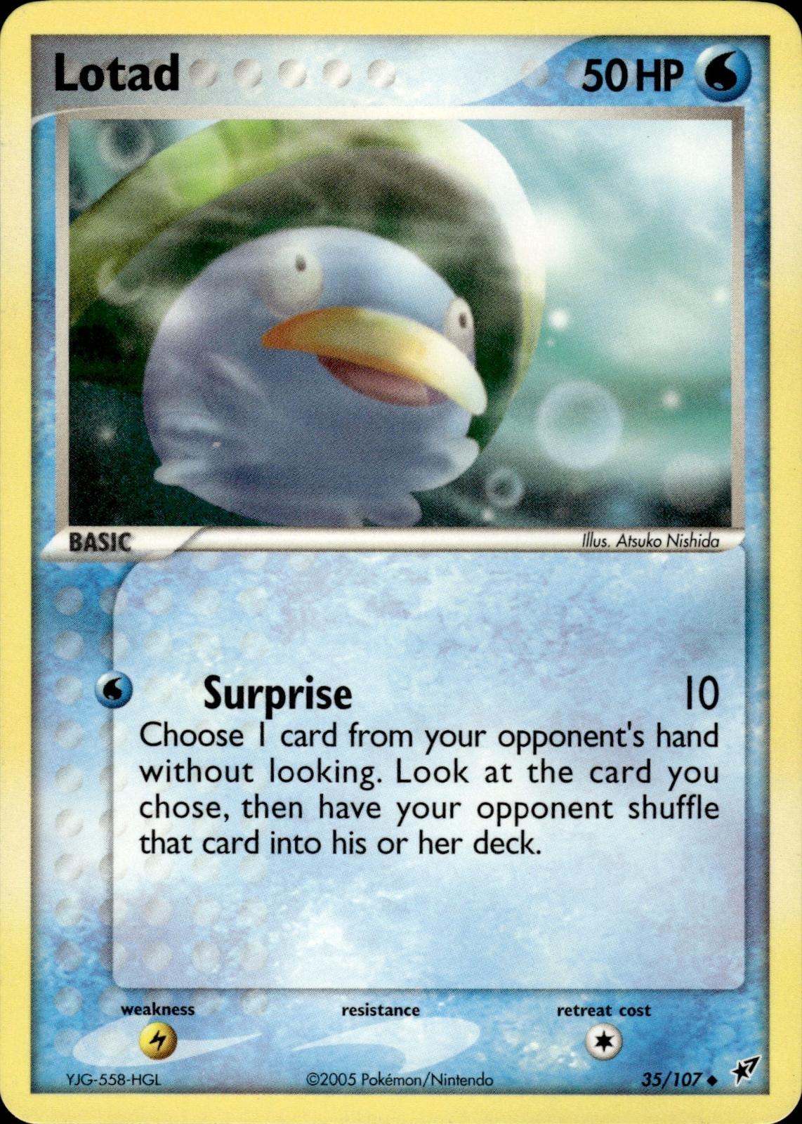 Lotad EX Deoxys #35/107 Uncommon