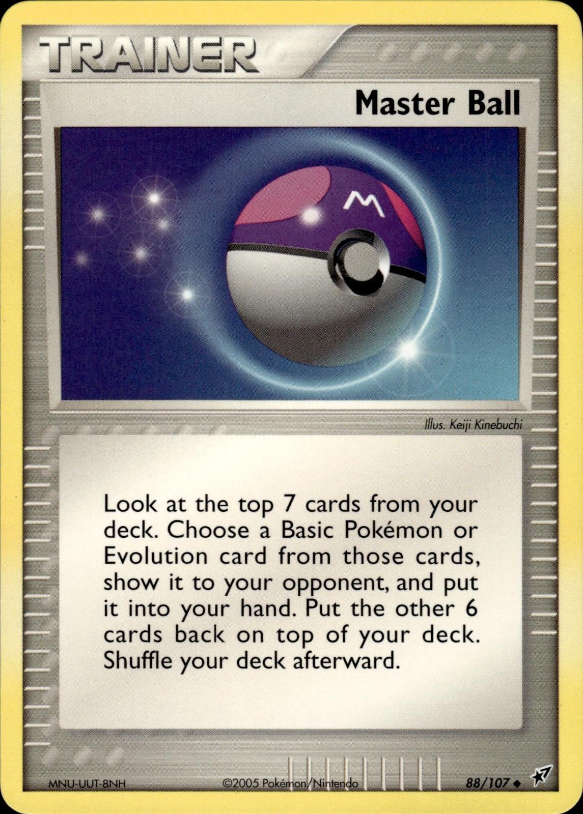 Master Ball EX Deoxys #88/107 Uncommon