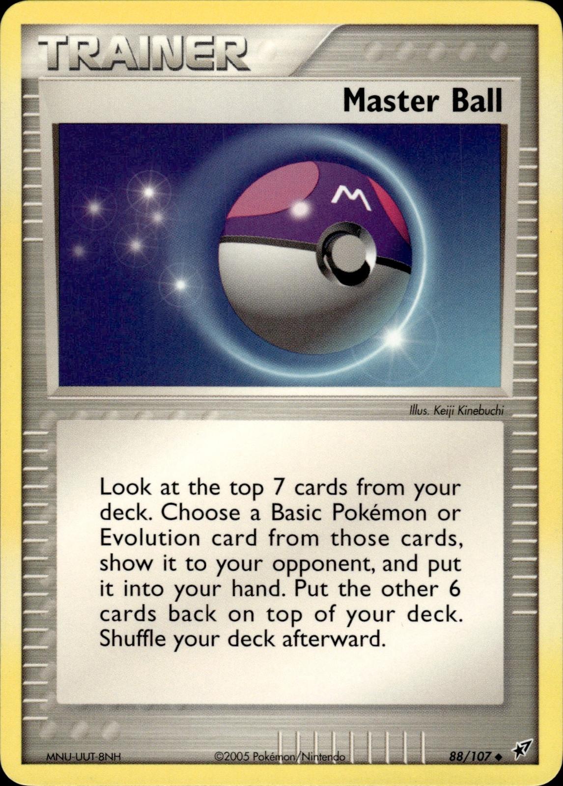 Master Ball EX Deoxys #88/107 Uncommon