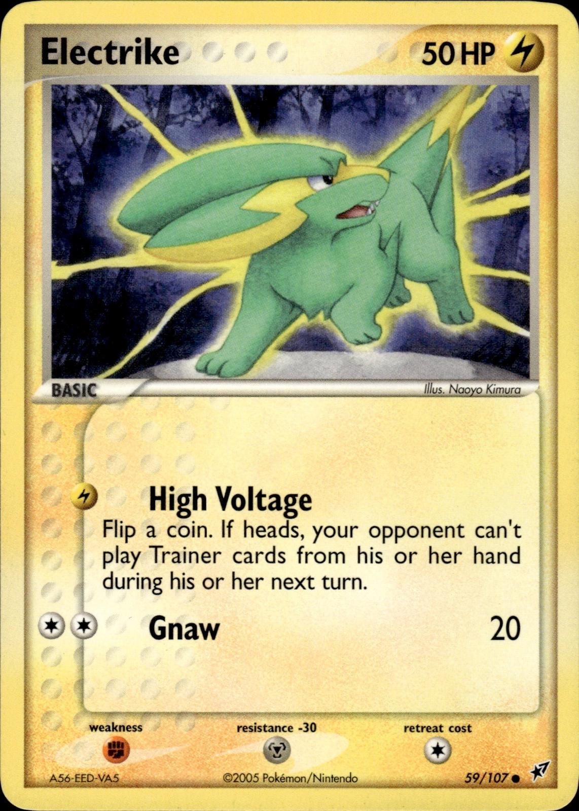 Electrike EX Deoxys #59/107 Common