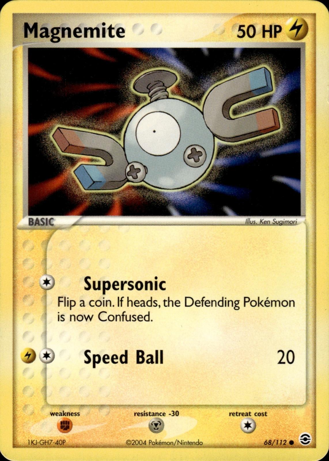 Magnemite EX FireRed & LeafGreen #68/112 Common