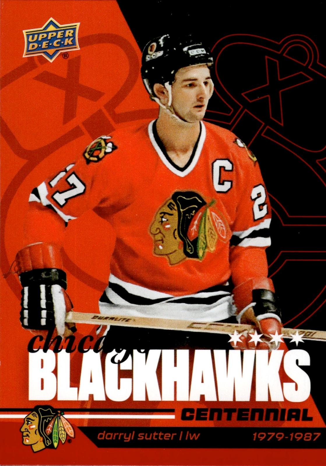 Darryl Sutter 2025-26 Upper Deck Chicago Blackhawks Centennial #31 Blackhawks