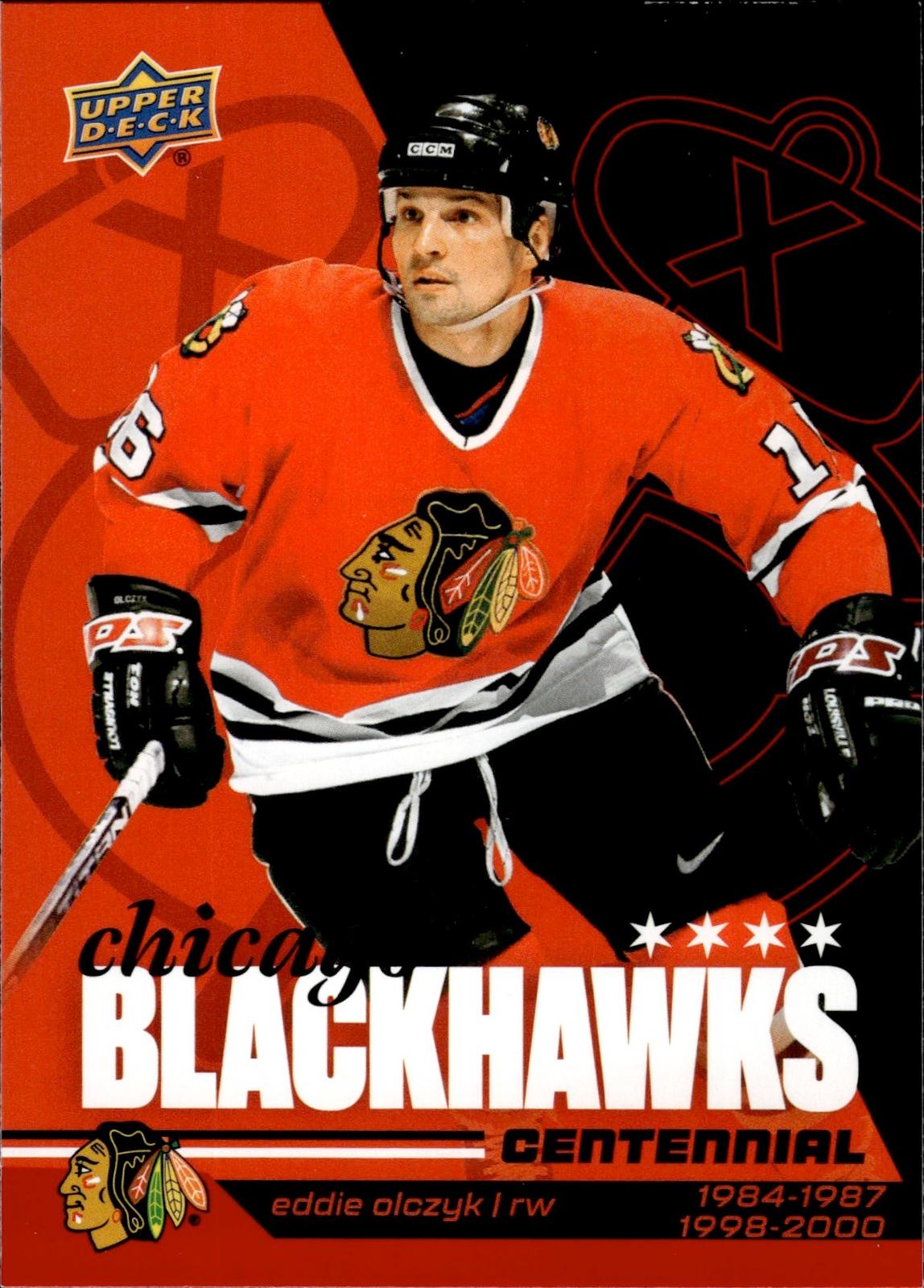 Eddie Olczyk 2025-26 Upper Deck Chicago Blackhawks Centennial #63 Blackhawks