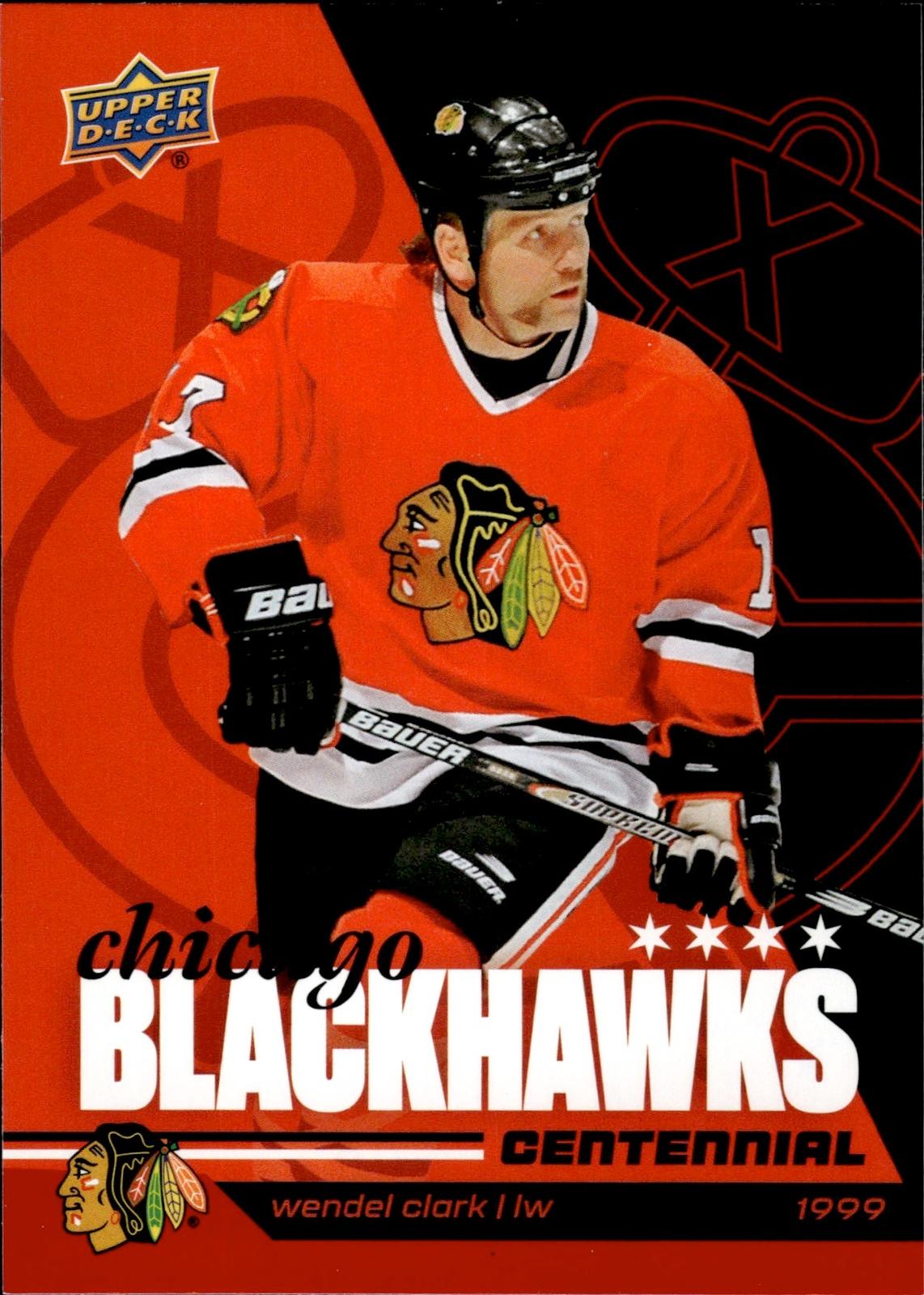 Wendel Clark 2025-26 Upper Deck Chicago Blackhawks Centennial #55 Blackhawks