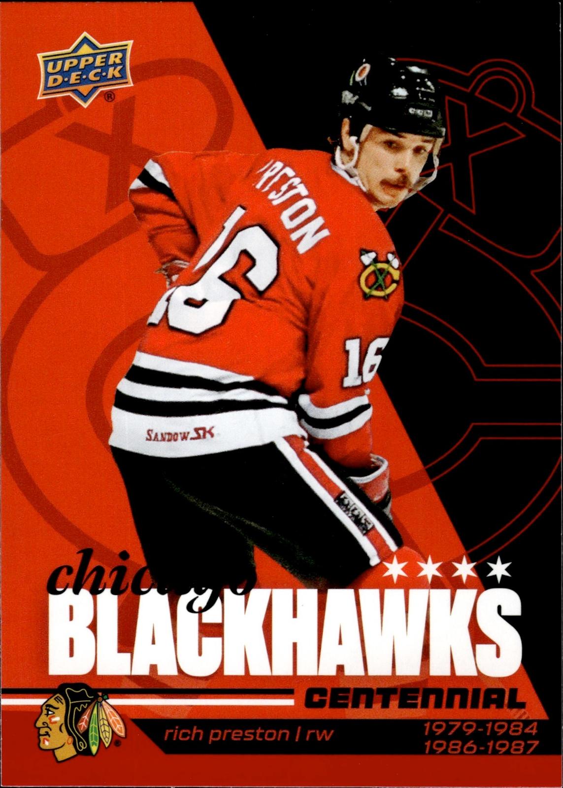 Rich Preston 2025-26 Upper Deck Chicago Blackhawks Centennial #96 Blackhawks