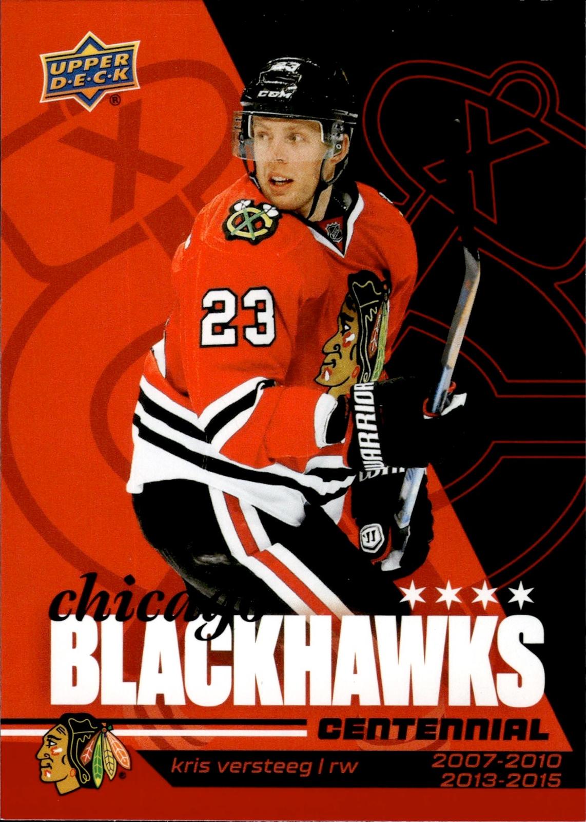 Kris Versteeg 2025-26 Upper Deck Chicago Blackhawks Centennial #70 Blackhawks