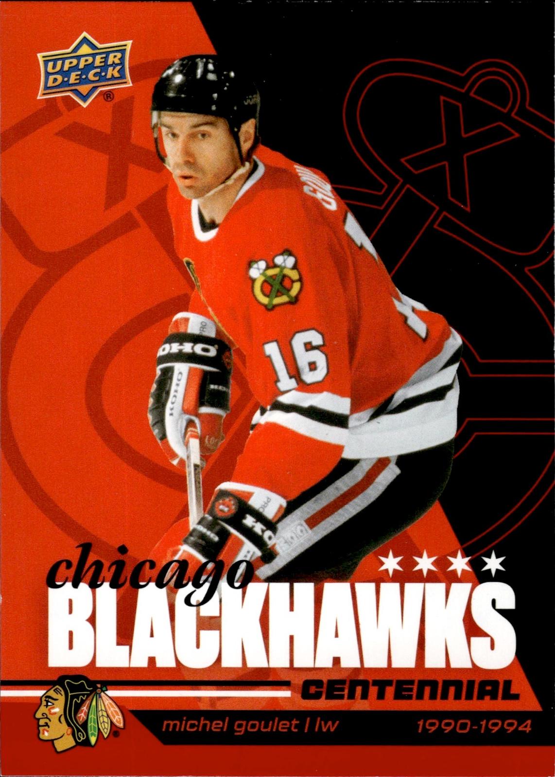 Michel Goulet 2025-26 Upper Deck Chicago Blackhawks Centennial #82 Blackhawks