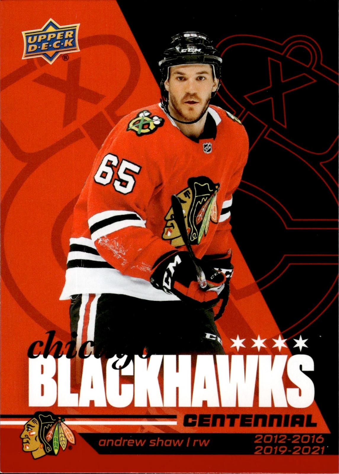Andrew Shaw 2025-26 Upper Deck Chicago Blackhawks Centennial #36 Blackhawks