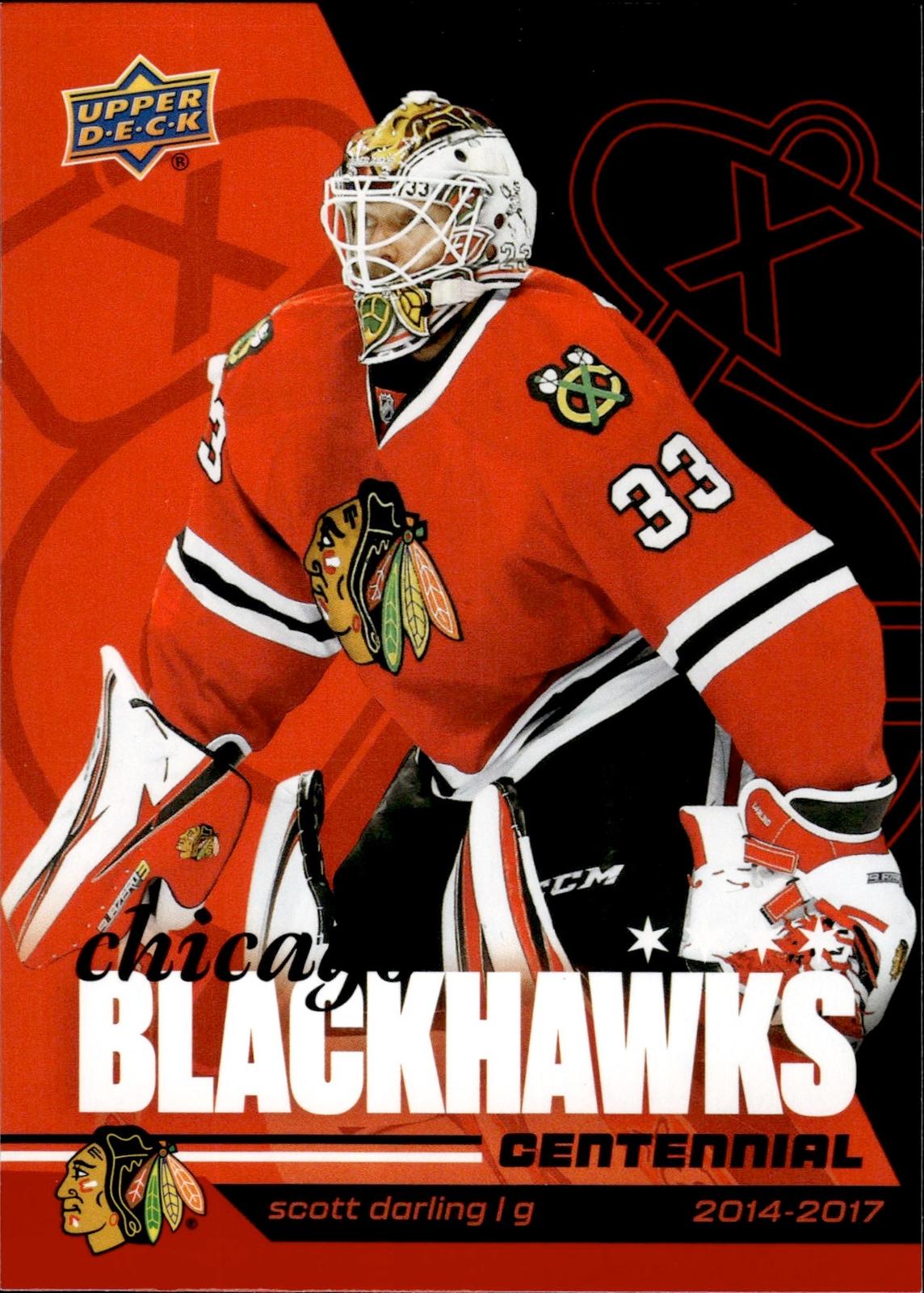 Scott Darling 2025-26 Upper Deck Chicago Blackhawks Centennial #20 Blackhawks