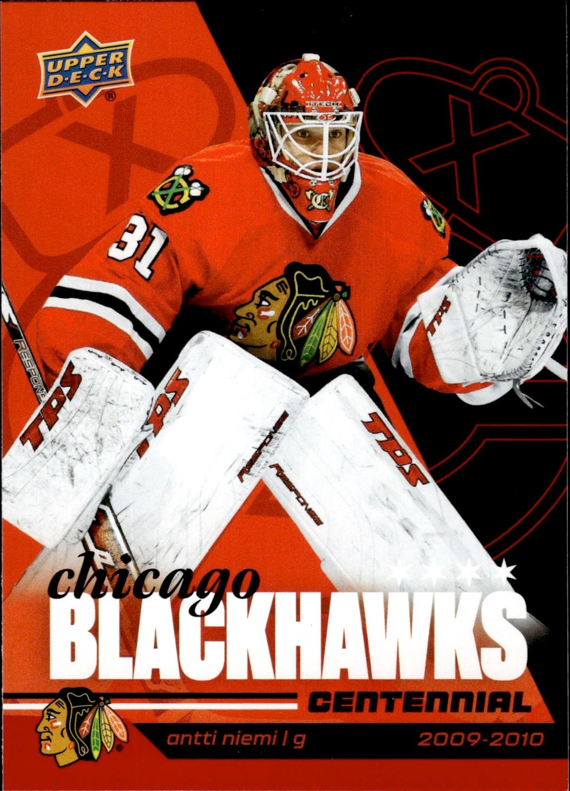 Antti Niemi 2025-26 Upper Deck Chicago Blackhawks Centennial #11 Blackhawks