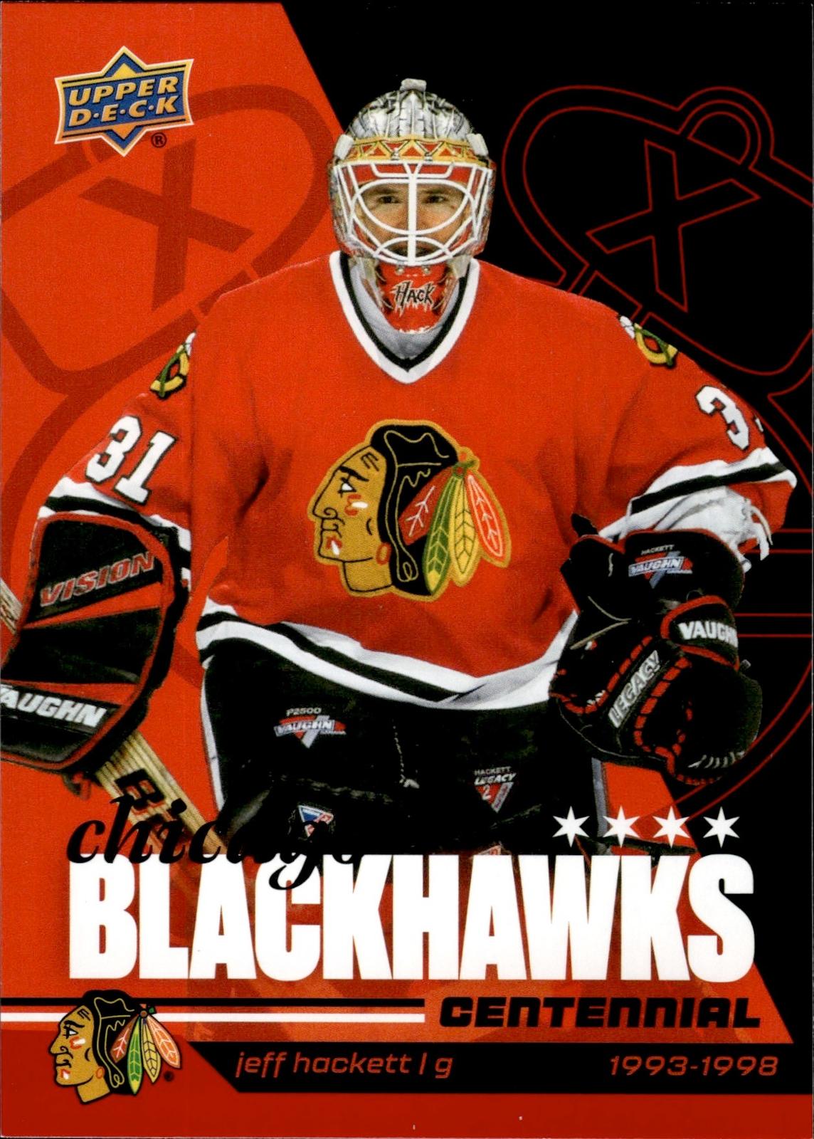 Jeff Hackett 2025-26 Upper Deck Chicago Blackhawks Centennial #49 Blackhawks