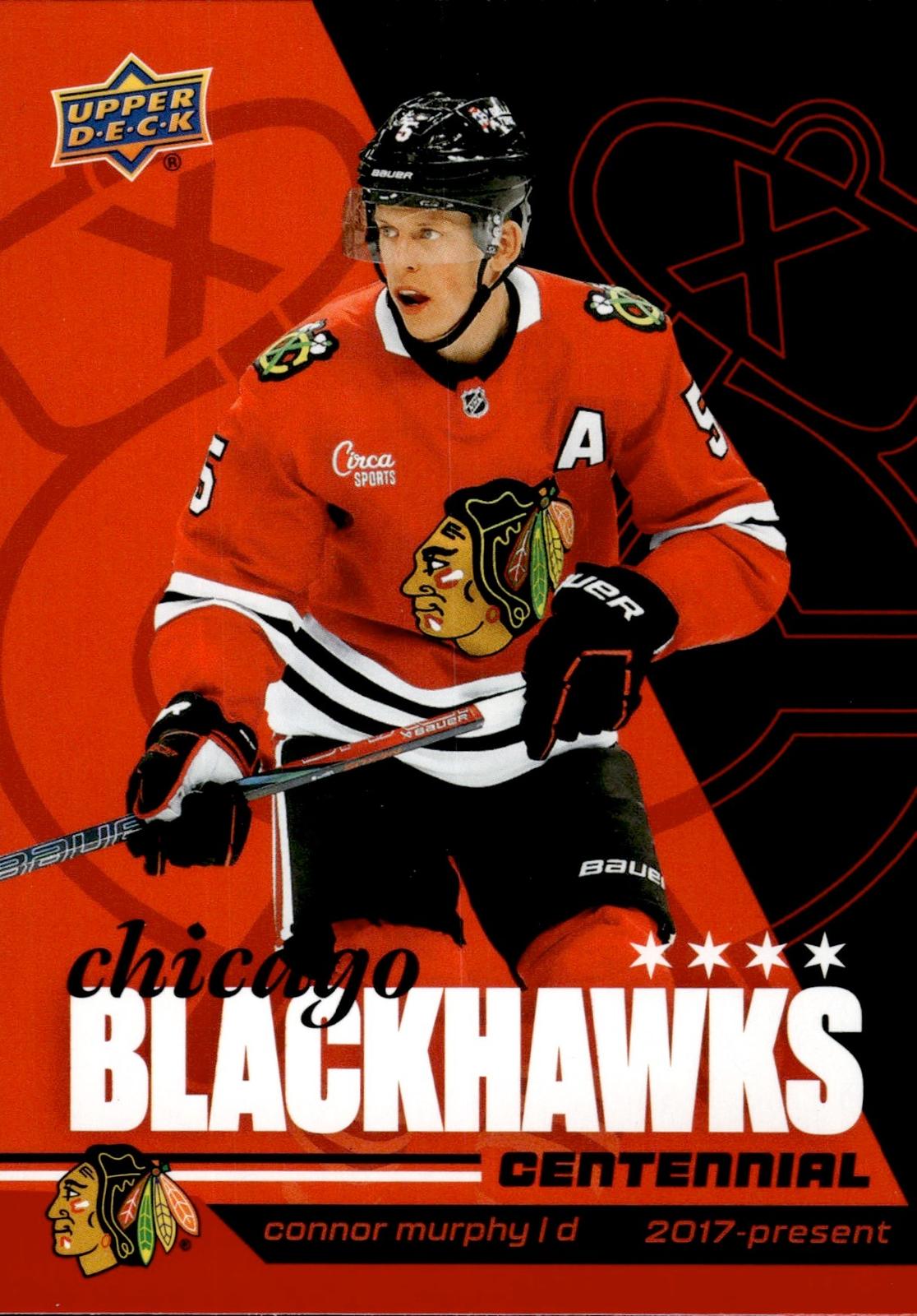 Connor Murphy 2025-26 Upper Deck Chicago Blackhawks Centennial #54 Blackhawks