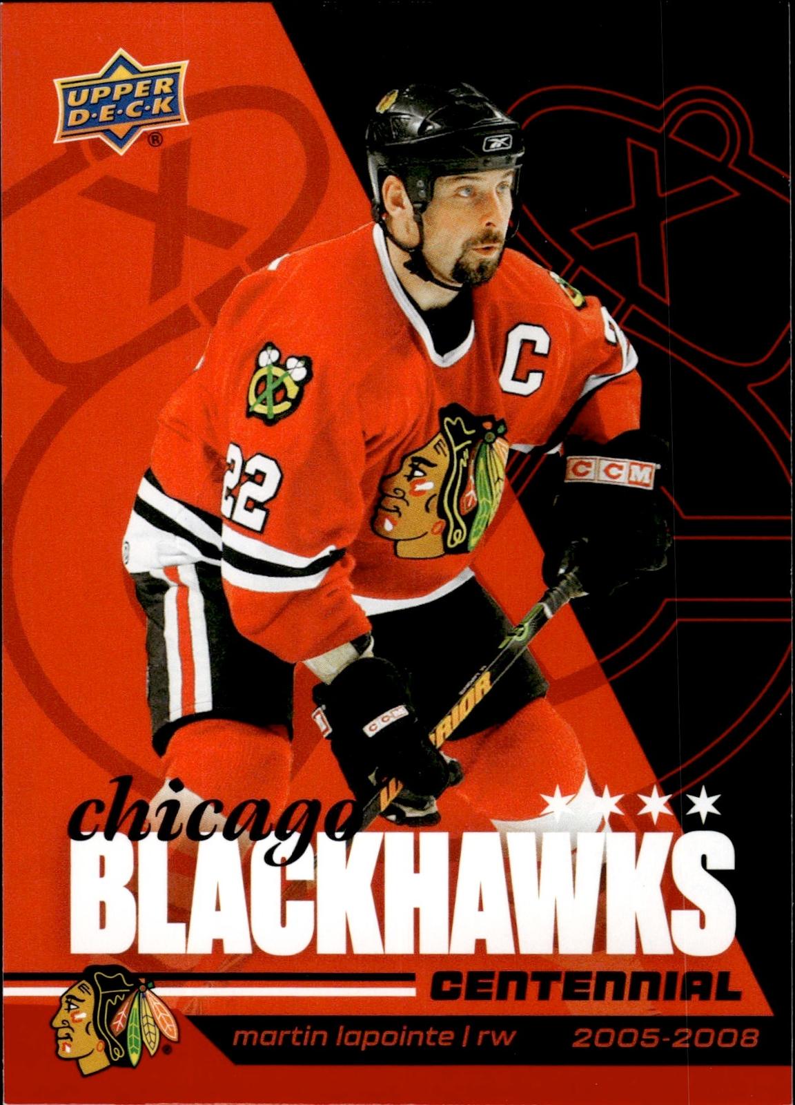 Martin Lapointe 2025-26 Upper Deck Chicago Blackhawks Centennial #91 Blackhawks