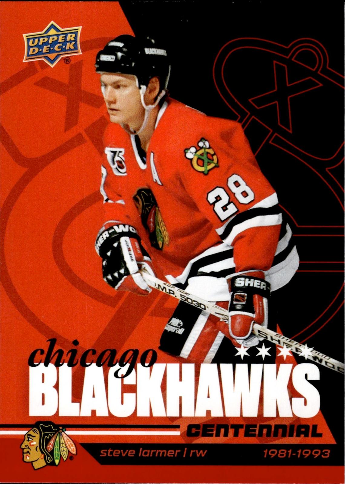 Steve Larmer 2025-26 Upper Deck Chicago Blackhawks Centennial #10 Blackhawks