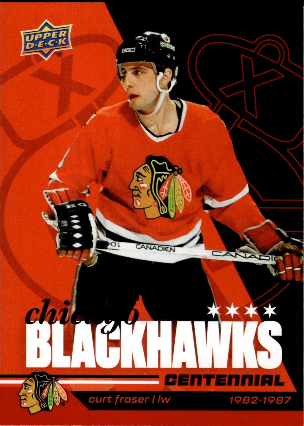Curt Fraser 2025-26 Upper Deck Chicago Blackhawks Centennial #52 Blackhawks