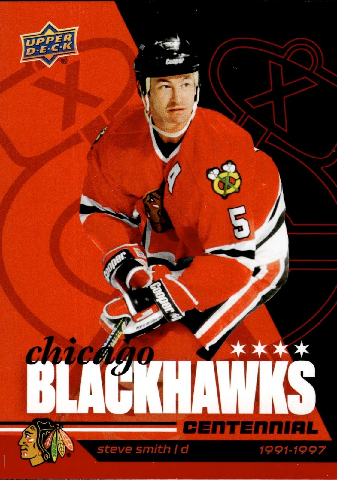 Steve Smith 2025-26 Upper Deck Chicago Blackhawks Centennial #23 Blackhawks