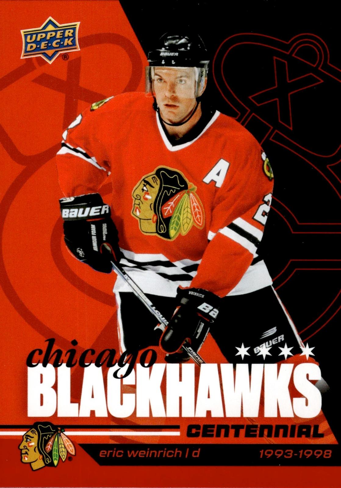Eric Weinrich 2025-26 Upper Deck Chicago Blackhawks Centennial #47 Blackhawks