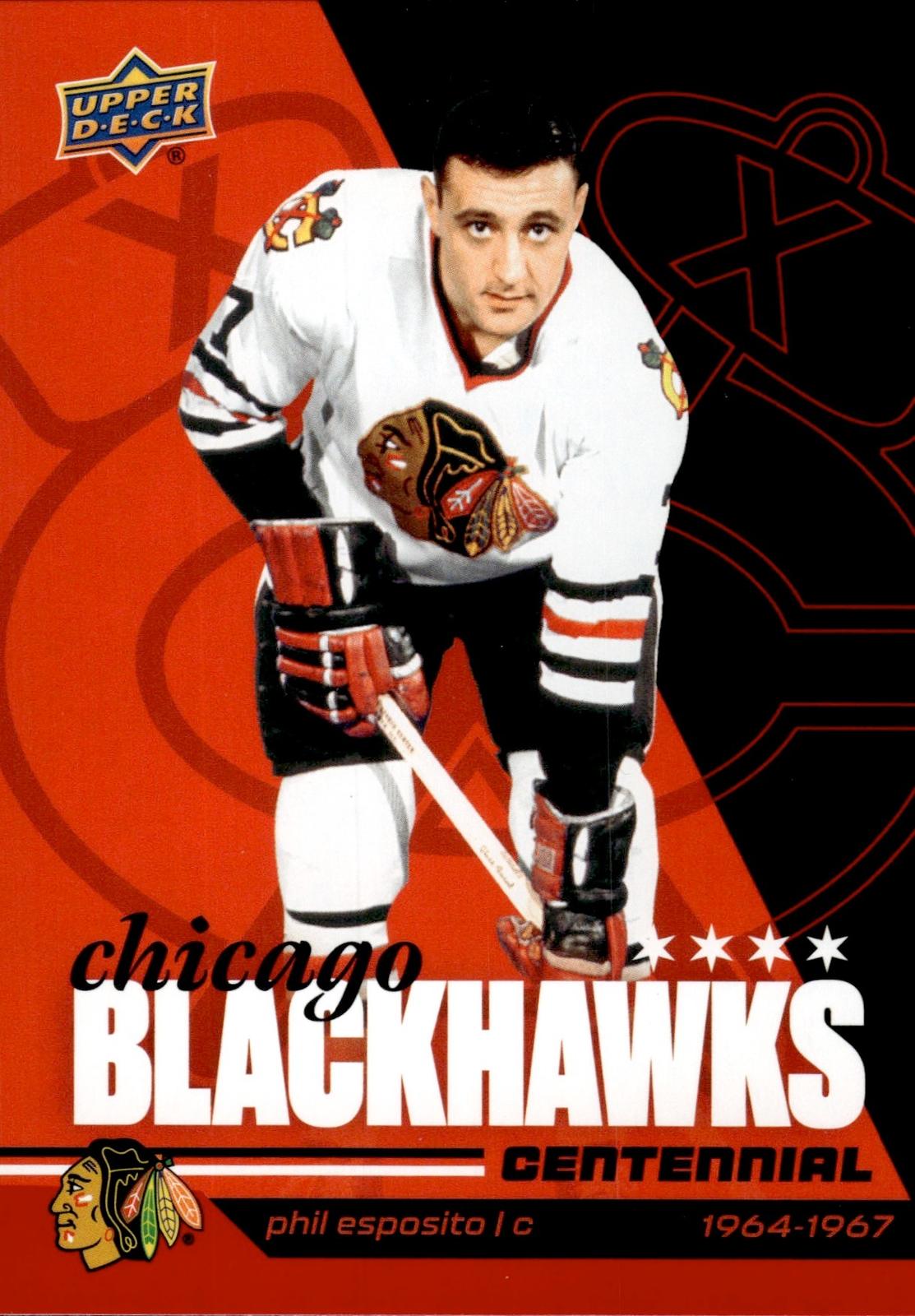 Phil Esposito 2025-26 Upper Deck Chicago Blackhawks Centennial #89 Blackhawks