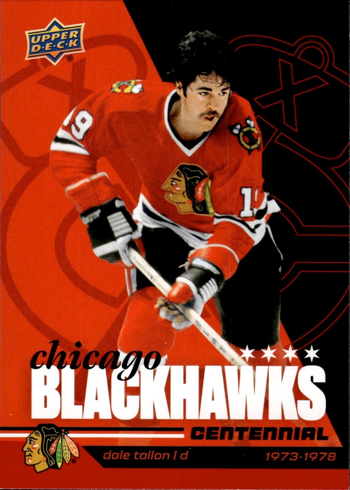 Dale Tallon 2025-26 Upper Deck Chicago Blackhawks Centennial #100 Blackhawks
