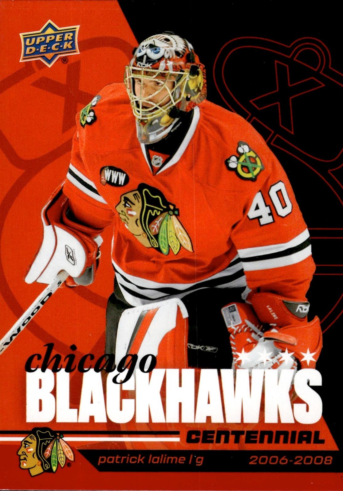 Patrick Lalime 2025-26 Upper Deck Chicago Blackhawks Centennial #65 Blackhawks