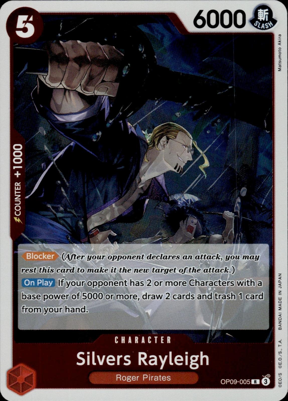 Silvers Rayleigh Emperors in the New World #OP09-005 Rare