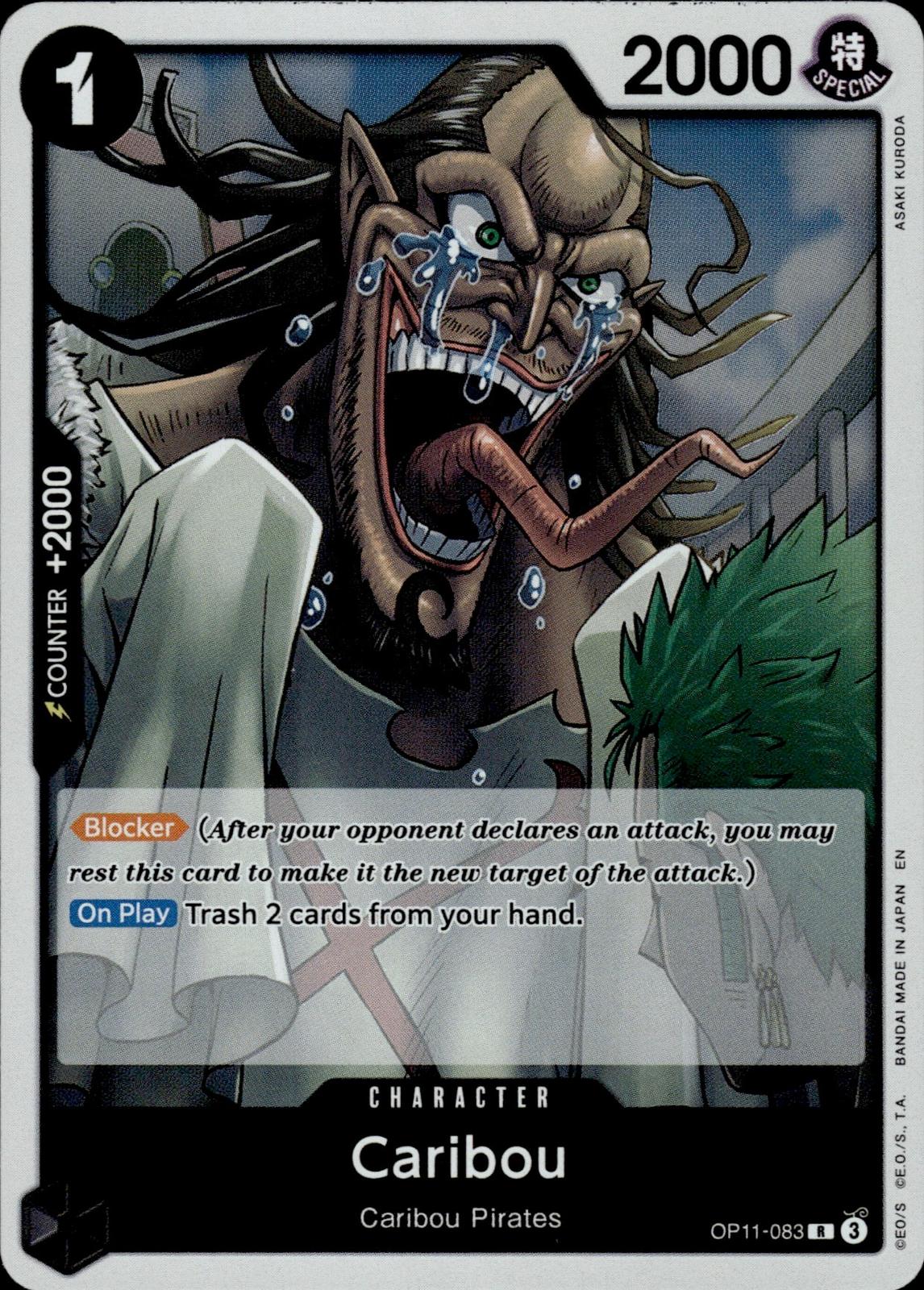 Caribou A Fist of Divine Speed #OP11-083 Rare